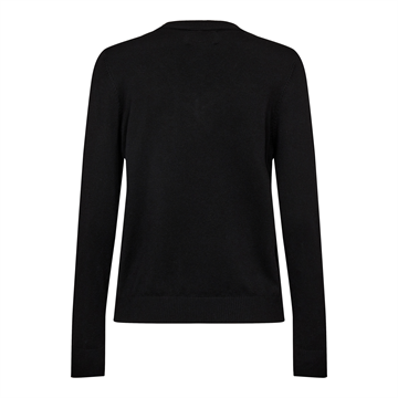 Liberté - Vivi Ls Vneck Pullover - Black